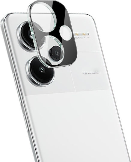 Techsuit Full Kameraschutz Gehärtetes Glas Black für das Redmi Note 13 Pro+