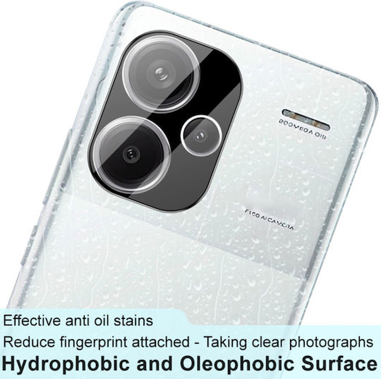 Techsuit Full Kameraschutz Gehärtetes Glas Black für das Redmi Note 13 Pro+