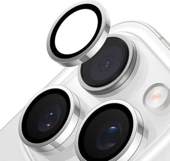Torras Kameraschutz Gehärtetes Glas Gray für das iPhone 16 Pro