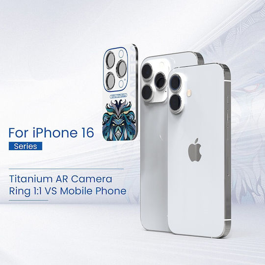 Lito Протектор за камера Закалено стъкло Gray за iPhone 16 Pro, iPhone 16 Pro Max