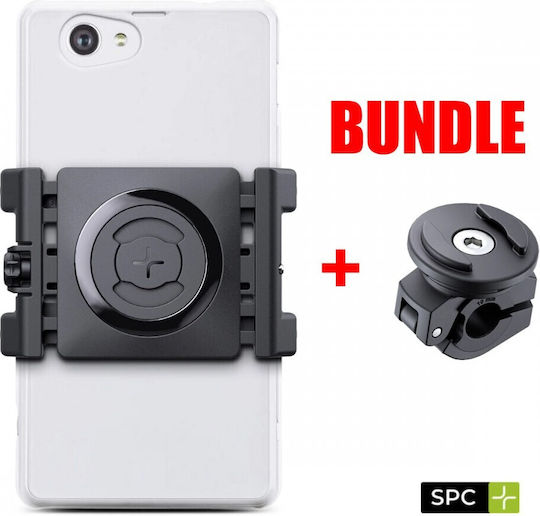 SP Connect Clamp SPC+ Bundle Βάση Κινητού Μοτοσυκλέτας με Ρυθμιζόμενο Βραχίονα για τον Καθρέπτη