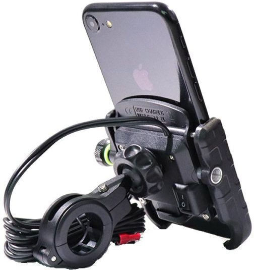 4Ride Motorcycle Phone Mount with Adjustable Arm for Steering Wheel