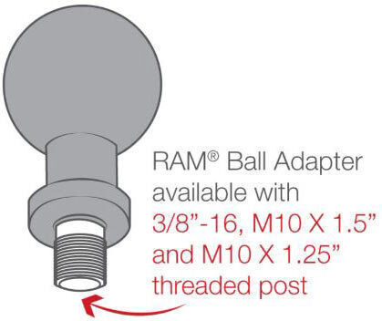 RAM Mount Ball for Motorcycle Mobile Mount