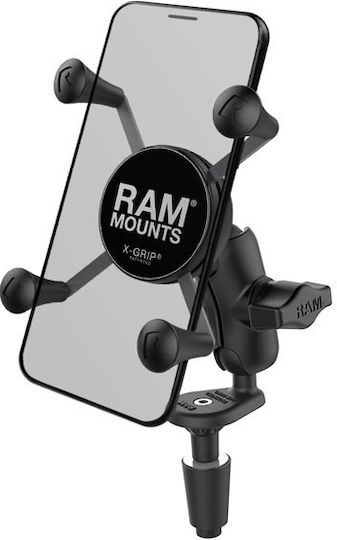 RAM Mount Βάση Κινητού Μοτοσυκλέτας με Ρυθμιζόμενο Βραχίονα 5.5-6" για την Τιμονόπλακα
