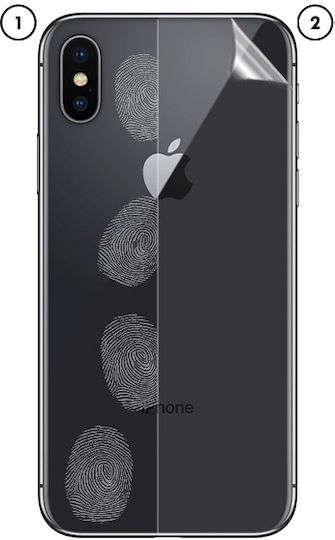 GrizzGlass SatinSkin Back Cover Protection σε Διάφανο χρώμα