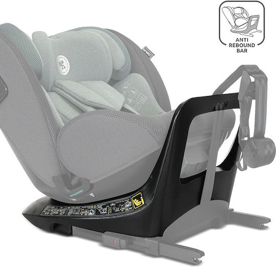 Lorelli Monza Детско Столче за Кола i-Размер с Isofix Черен 0-36 кг