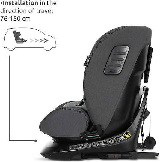 Lorelli Monza Детско Столче за Кола i-Размер с Isofix Черен 0-36 кг