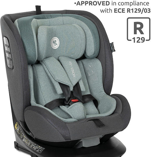Lorelli Monza Baby Car Seat i-Size with Isofix Beige 0-36 kg