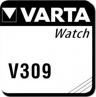 Varta Watch V309 Batterie Silber-Oxid für Uhren SR48 1.55V 1Stück