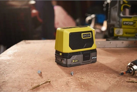 Ryobi RBTM18-0 ONE+ Boxă Bluetooth 5W Yellow Black