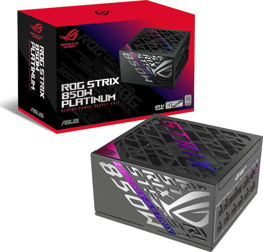 Asus Rog Strix Platinum 850W Negru Sursă de Alimentare Calculator Complet modular 80 Plus Platinum