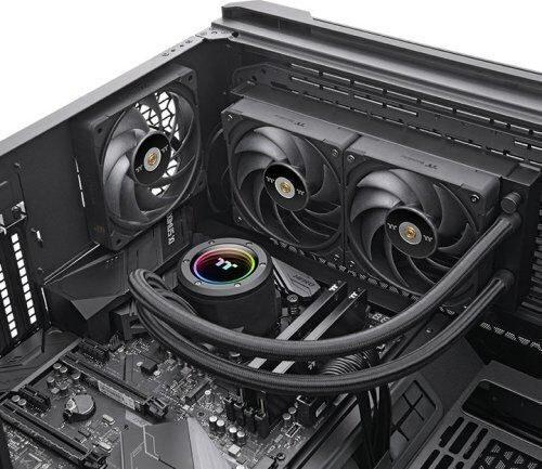 Thermaltake Toughliquid 240 EX Pro ARGB Sync Wasserkühlsysteme AIO CPU mit 2 Lüfterabmessung 120mm