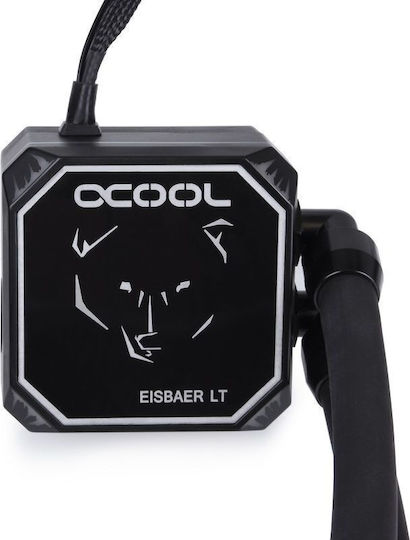 Alphacool Eisbaer Aurora LT360 Water Cooling System AIO CPU with 3 Fans 120mm and ARGB Lighting