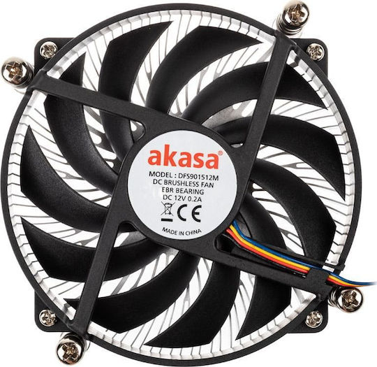 Akasa KS12 Ψύκτρα Επεξεργαστή Low Profile για Socket 1200/115x