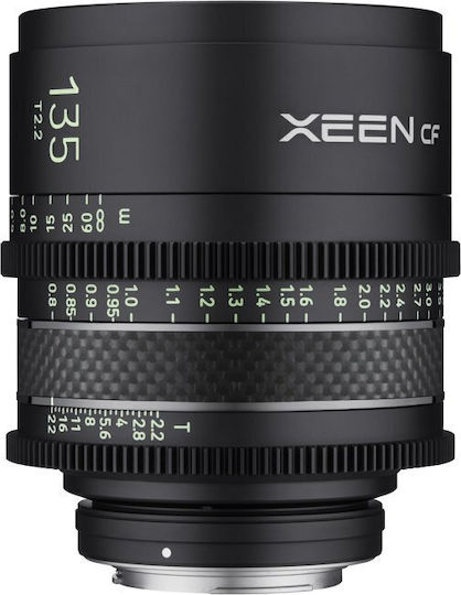 Samyang Camera Lens Xeen CF Fixed for Canon EF Mount Black