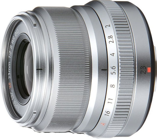 Crop Φωτογραφικός Φακός Fujinon XF 23mm f/2 R WR Wide Angle για  X Mount Ασημί
