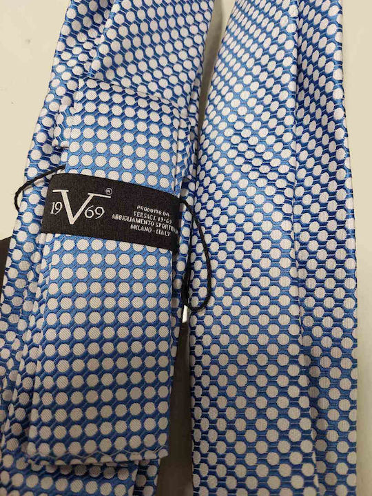 19V69 Men's Tie Set in Blue Color
