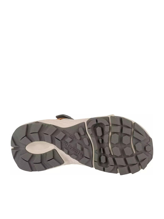Peakfreak Rush Leather Women's Flat Sandals Sporty in Beige Color