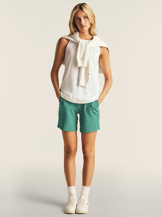 Summer Women's Blouse Sleeveless White