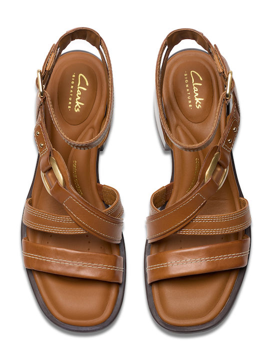 Morwyn Strap Δερμάτινα Πέδιλα Ταμπά