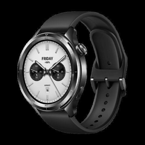 Xiaomi Watch S4 Aluminium 47mm Αδιάβροχο με Παλμογράφο (Μαύρο)