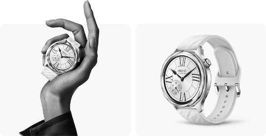 Xiaomi Watch S4 Aluminium 47mm Αδιάβροχο με Παλμογράφο (Ασημί)