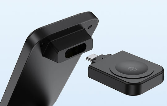 Choetech Зарядно Magsafe 15W Черен (T611 3in1)