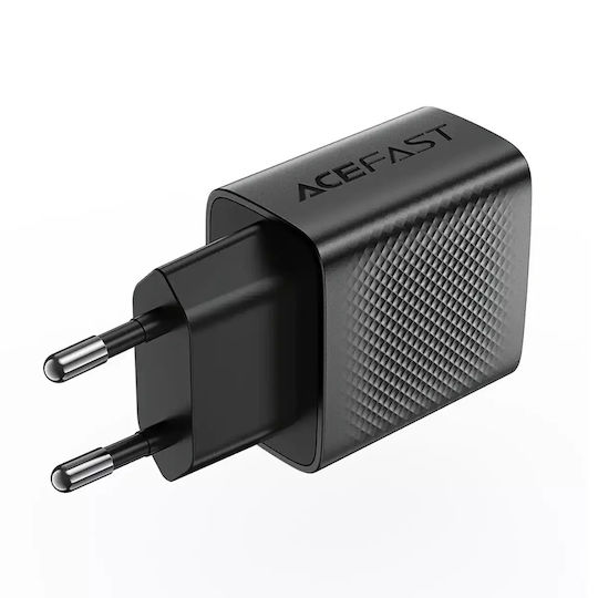 Acefast Φορτιστής Χωρίς Καλώδιο GaN με Θύρα USB-A 18W Quick Charge 3.0 / Quick Charge 2.0 Μαύρος (A90)