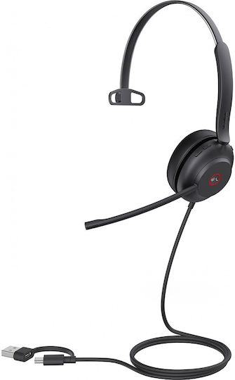 Yealink UH37 Mono Teams USB‑C/USB‑A VOIP Headset (1308142)