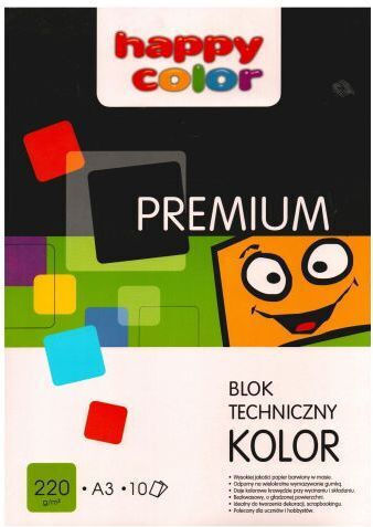 Happy Color Printing Paper A3 220gr/m² 10 sheets Multicolour