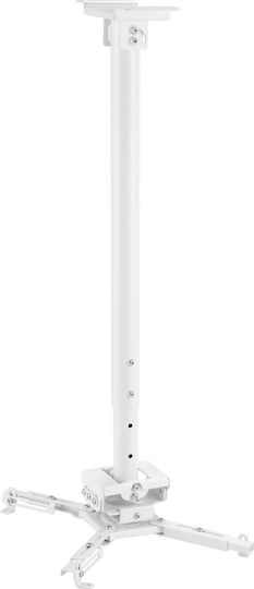 Vivolink Βάση Projector Οροφής με Μέγιστο Φορτίο 35kg Λευκή