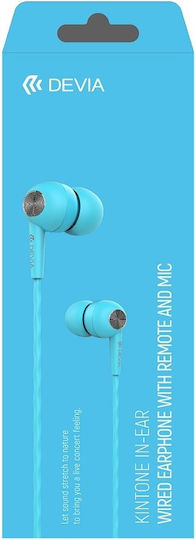 Devia Kintone In-Ear Freisprecheinrichtung Kopfhörer mit Stecker 3.5mm Hellblau