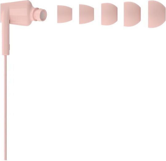 Belkin Rockstar In-ear Handsfree Ακουστικά με Βύσμα USB-C Ροζ