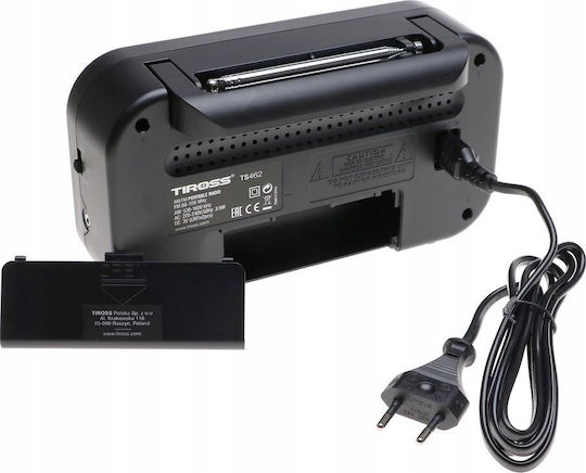 Tiross TS-462 Φορητό Ραδιόφωνο Μπαταρίας Μαύρο