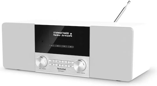 Technisat DigitRadio 4 Επιτραπέζιο Ραδιόφωνο Ρεύματος DAB+ με Bluetooth Λευκό