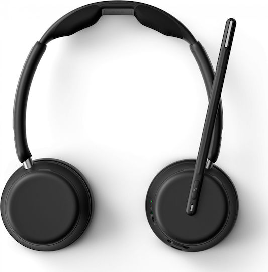 Epos Impact 1061 Duo with Stand Ασύρματα On Ear Multimedia Ακουστικά με μικρόφωνο και σύνδεση Bluetooth
