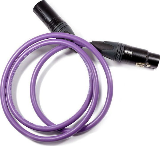 Melodika Cable XLR male - XLR female Μωβ 8m
