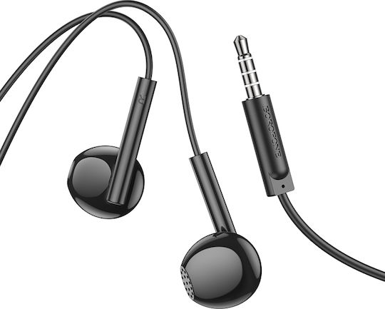 Borofone BM76 In-Ear Freihändig Kopfhörer mit Stecker 3.5mm Schwarz