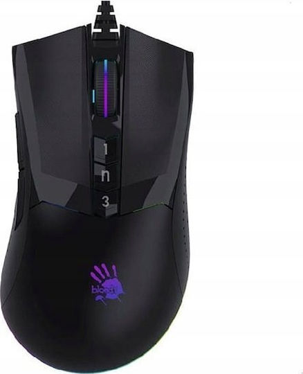 A4Tech W90 Max RGB Gaming Ποντίκι 10000 DPI Μαύρο