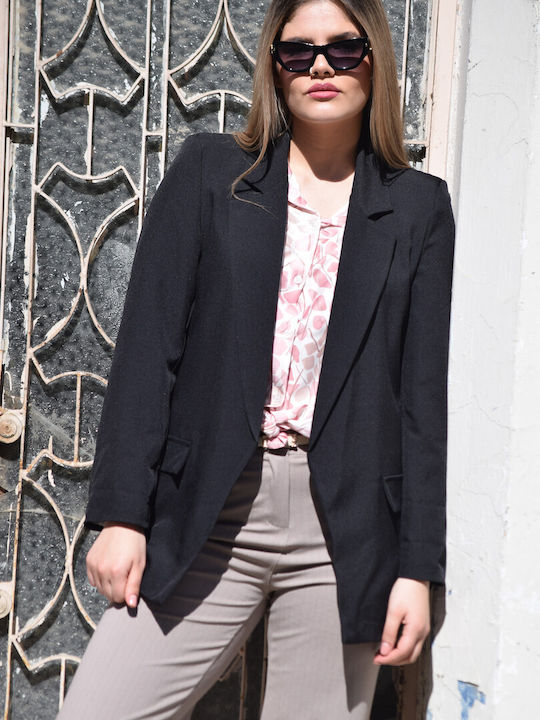 Sebo Paris Damen Blazer Schwarz Sebo Paris Damen Blazer Schwarz