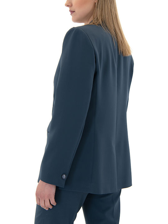 MY T Women's Blazer Blue