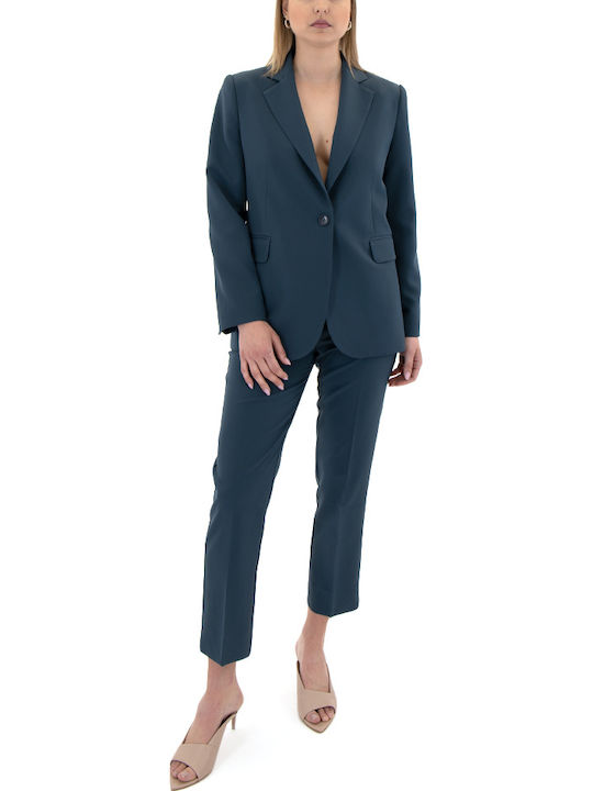 MY T Blazer pentru femei Sacou Albastru
