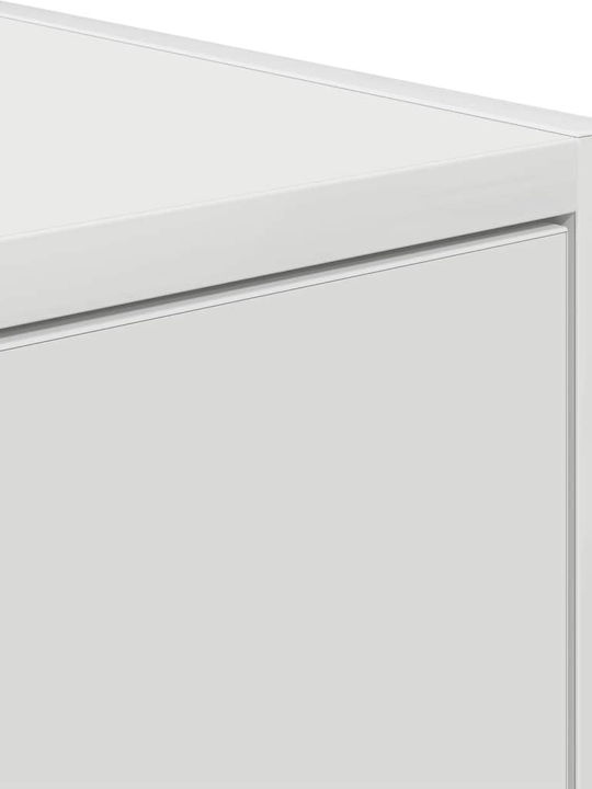 Vidaxl Έπιπλα Τηλεόρασης 2 Τεμ 80x31x25,5 Εκ Επεξεργασμένο Ξύλο Λευκό