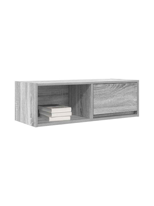 Vidaxl TV-Möbel 2 Stück 80x31x25,5 cm Holzwerkstoff Grau