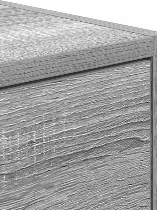 Vidaxl TV-Möbel 2 Stück 80x31x25,5 cm Holzwerkstoff Grau