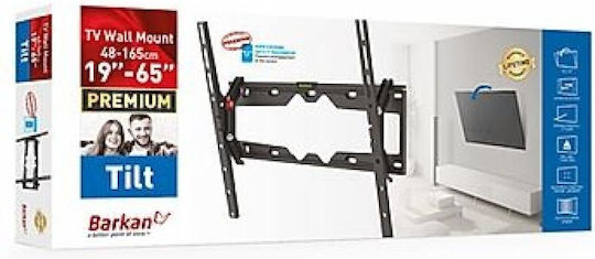Barkan E310+.B Βάση Τηλεόρασης Τοίχου έως 65" και 50kg Μαύρο