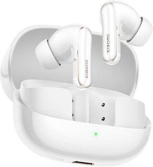 Xiaomi Buds 5 Pro Bluetooth Handsfree Earphones with Sweat Resistance and Charging Case Ceramic White