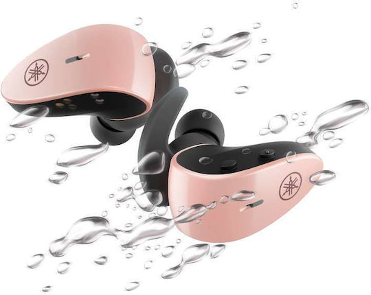 Yamaha TW-ES5A In ear Bluetooth хендсфри Слушалки с Устойчивост на Пот и Кутийка за Зареждане Розов