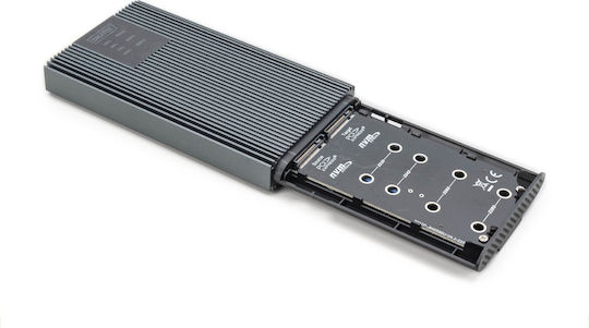 Digitus Θήκη για Σκληρό Δίσκο M.2 SATA III NVME με σύνδεση USB 3.2