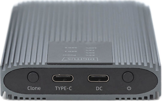 Digitus Θήκη για Σκληρό Δίσκο M.2 SATA III NVME με σύνδεση USB 3.2